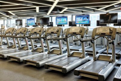 Treadmills at the gym